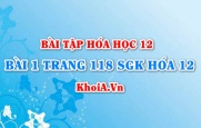 Bài 1 trang 118 SGK Hoá 12: Tính chất hóa học của kim loại kiềm thổ, hợp chất quan trọng của kim loại kiềm thổ
